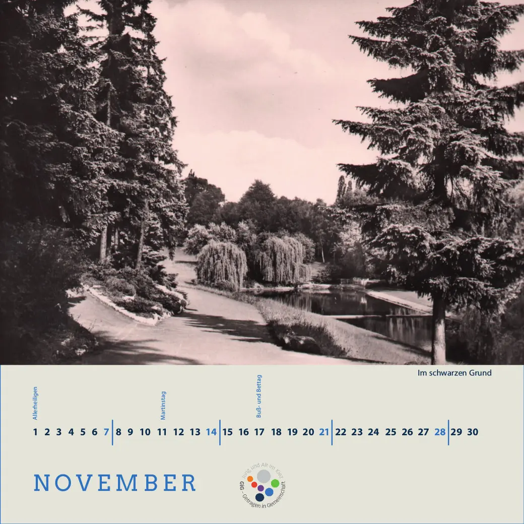 Kalenderblatt November 2021 Vorderseite